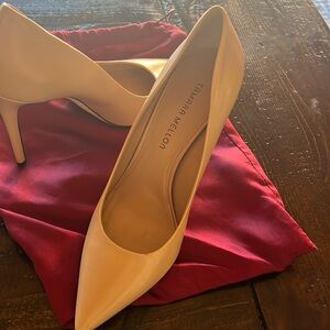 Never been worn Tara Mellon nude 90cm heel